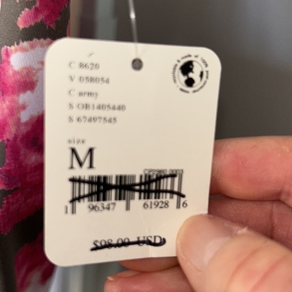 NWT Free People FR Movement Pink Rose Garden Leggings Size Medium - Picture 5 of 9